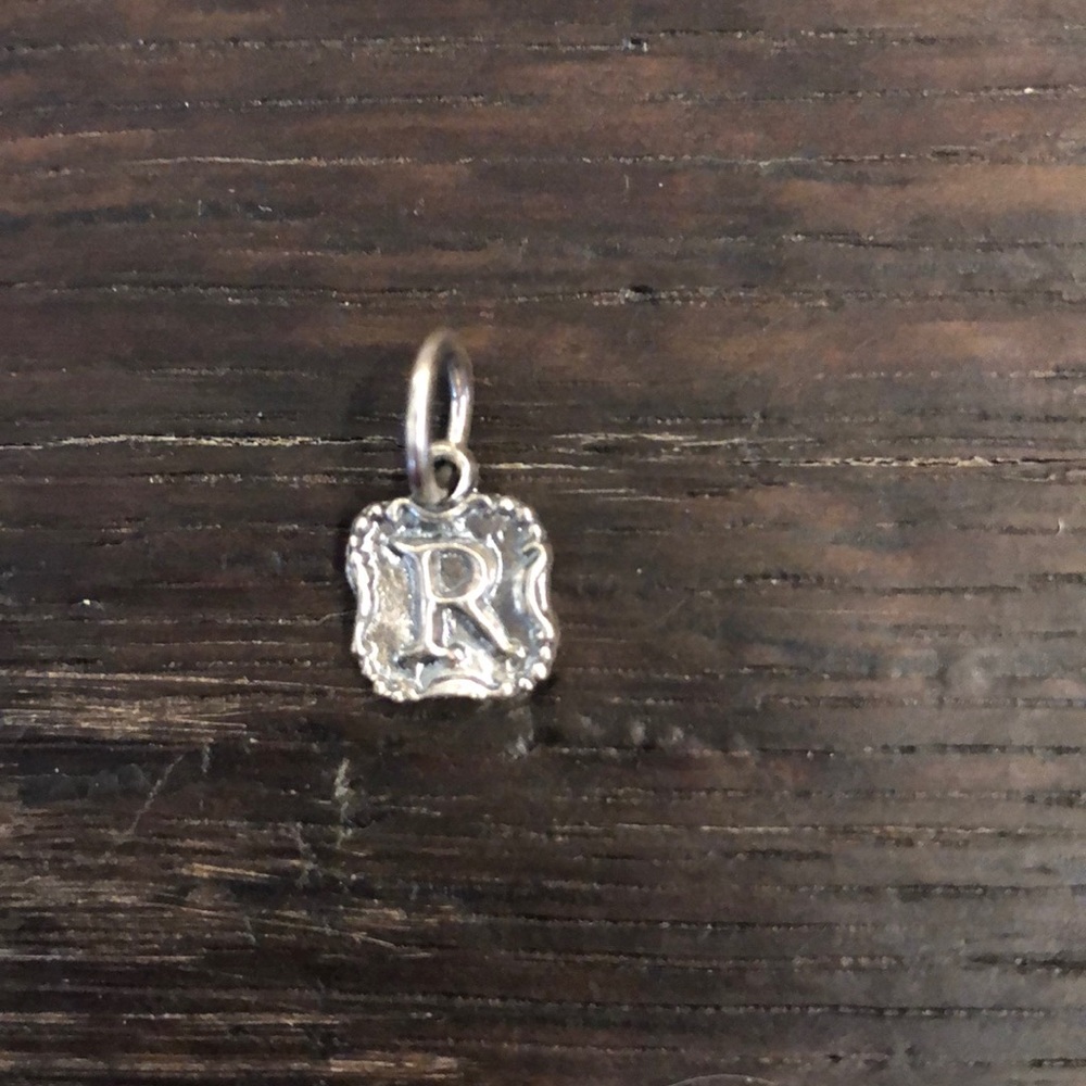 Letter “R” Crest Insignia Charm Waxing Poetic